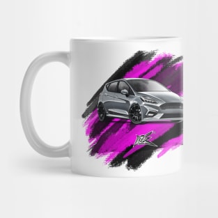 ford fiesta st mk8 gray Mug